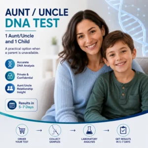 Aunt/Uncle DNA test - 1 aunt/uncle and 1 child