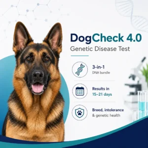 DogCheck 4.0 Genetic Disease Test with Patent Panel