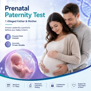 Prenatal Paternity test - 1 alleged father and mother
